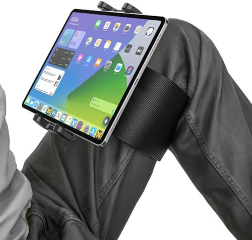 Kolasels Pilot Kneeboard für iPad, iPhone [Eingebaute Metallplatte] iPad Kniebrett für Piloten, Gitarre, Rollstuhlfahrer, Musiker, Maler, kompatibel mit iPad Pro 12.9, Mini, 4-13 Zoll Tablet Telefon