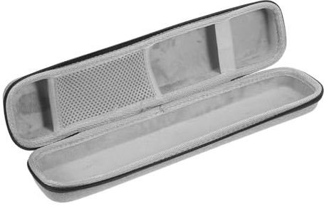 HONITANO Hitzebeständige Glätteisen Tasche Mit Hartschale Wasserdichtes Lockenstab-Etui Mit Innenfächern Für Reise Und Zuhause Haartools Organizer 13.78X3.15X2.17 Zoll
