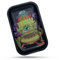 RAW Ethereal Monster Small Rolling Tray - 11 x 7 - Elegant and Sleek Cigarette Rolling Tray with Smooth Rounded Edges