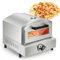 Forno per pizza da esterno in acciaio inox con pietra, cottura a gas per una cottura uniforme a 360°, perfetto per giardino e feste