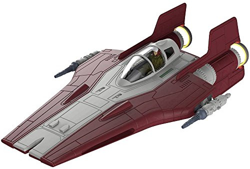 Revell Build & Play - Star Wars Resistance A-wing Fighter in rot - 06759, Maßstab 1:44, originalgetreue Nachbildung mit beweglichen Teilen, mit Light&Sound Effekten, robust zum Spielen