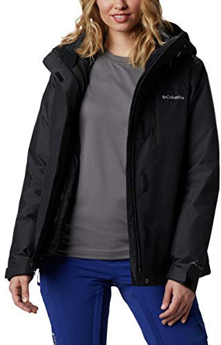Columbia Damen Whirlibird Iv Interchange Jacke, Schwarz Crossdye, 2X