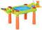 HOMCOM AIYPLAY Sand Wasserspieltisch, Sand- und Wassertisch Outdoor Strandspielzeug mit 16-TLG. Zubehör Sommerspielzeug für 3+ Jahre Kinder