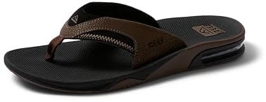 Reef Homme Fanning Tongues, Black and Tan, 45 EU