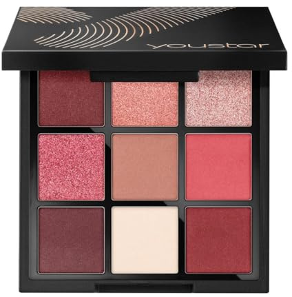 youstar BOHO GLAM Eyeshadow Palette 02 Mystic Soul | Hochpigmentierte, langanhaltende Lidschattenpalette mit matten und schimmernden Nuancen, langer Halt, klimaneutral, vegan