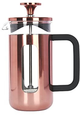 La Cafetière Pisa Stainless Steel Cafetière, Three Cup, Copper, Gift Boxed