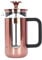 La Cafetière Pisa Stainless Steel Cafetière, Three Cup, Copper, Gift Boxed