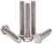 Lot de 4 boulons hexagonaux en acier inoxydable 3/8-16 x 6 (4 pièces) Vis à tête hexagonale, filetage complet, filetage grossier, finition unie, filetage machine, acier inoxydable 304 (18-8)