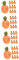 STOBOK 40 PCS Feltro Clip di del Fumetto Carota Tessuto della Forcella Floreale Clip di Coccodrillo Mini Peluche Carota Coniglio per
