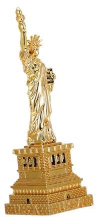 PRETYZOOM Freiheitsstatue Metallmodell 15cm Kunsthandwerk Legierung Innenraum Dekor Büro Figurine Souvenir Statue