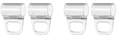 PRETYZOOM 2sets Universal Fit Roller Blinds Parts Plastic Shade Lifting Clamps Blind Pulls for Home Office 2pcs*2