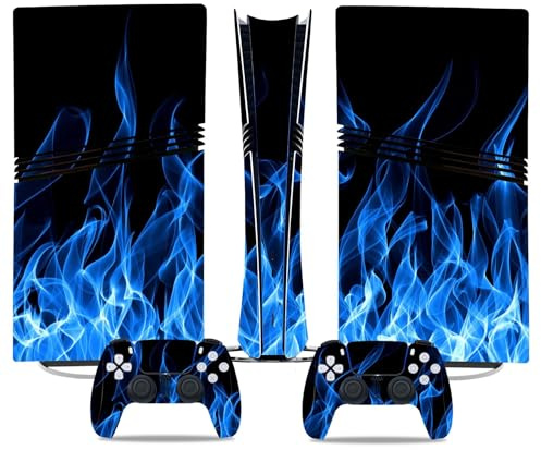 Anime pour PS5 Pro Disk Edition Skin for Console and Controllers Vinyl Sticker Durable Scratch Resistant Compatible with for PS5 Pro 99165 sans Mousse sans Bulles