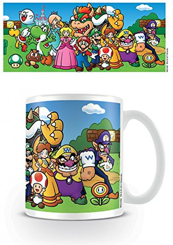 Super Mario Bros., Characters Taza Foto 9x8 cm