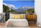 Vlies Fototapete ALPEN 375 x 250 cm | Vliestapete - Wandtapete inklusive Kleister | PREMIUM VLIES QUALITÄT