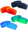 SOODASE Pour Oakley Gascan Des lunettes de soleil Rouge/Bleu/Noir/Vert Verres de remplacement polarisés