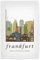 artboxONE Poster 30x20 cm Städte Frankfurt Skyline Light Brown - Bild Frankfurt City Cityscape