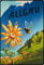 Blechschild 20x30cm gewölbt Urlaub Retro Plakat Allgäu und Kleinwalsertal Deko Geschenk Schild