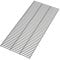 The Fellie BBQ Stainless Steel Grill Grate Replacement BBQ Heavy Duty 5mm Stainless Steel Cutable, Reusable Cooking Grates, 70x36cm