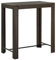 vidaXL Garten Bartisch Gartentisch Stehtisch Bistrotisch Partytisch Balkontisch Terrassentisch Gartenmöbel Braun 100x60,5x110,5cm Poly Rattan