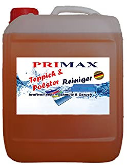 Primax Teppichreiniger, Multitalent - Textilreiniger für alle Art von Polstern im Haus & Auto bei Autositzen. Schmutz & Gerüche haben Keine Chance - 5L