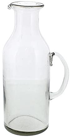 HomArt 8759-0 Cantina Recycled Glass Carafe, 13-inch Height