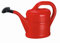 Regadera de plástico para niños grandes y pequeños, para jardín y plantas de interior, 1 litro, color rojo