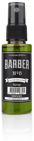 BARBER MARMARA No.5 Mini Eau de Cologne Pump-spray Herren (1x 50ml) Aftershave Men - Duftwasser für Unterwegs - Herrenduft Reisegröße - 70° Alkohol | Duftfläschchen mit Zerstäuber