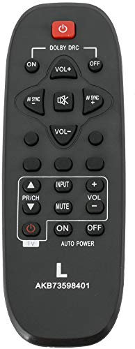 AKB73598401 Replacement Remote Control Fit for LG NB2020A NB2022A NB2030A Sound Bar System