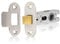 XFORT Nickel Plated Radius Tubular Latch, A 65mm Nickel Plated Radius Tubular Latch for Internal Wooden Doors.
