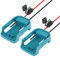 2 Pack QUPERR Power Wheel Adapter mit Sicherung & Schalter, Akku-Adapter für Makita 18V Lithium-Akku, Power-Converter für DIY Arbeit Lichter, Ride On Truck, RC Spielzeug und Robotik