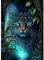 AIRDEA DIY Katze Diamond Painting Set Erwachsene Kinder, Fantasie Wald Diamant Painting Bilder 5D Diamant Kunst Katze Tier Diamant Malerei Set Cross Stickerei Malerei Kits für Heimdekor 30x40 cm