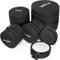 OUUTMEE 5-teiliges Trommeltaschen-Set für Snare Drum, 12 Tom, 13 Tom, 16 Floor Bass Tom, 18 Tom, 22/24 Bass Drum, 8MM
