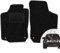 moto-MOLTICO Vorne Fußmatten Auto Velours Autoteppiche Schwarz Automatten Set 2-teilig passend für Opel Corsa C 2000-2006