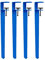 GArcan 4er-Pack Klemm-Möbelbeine, robuste Tisch- und Stuhlbeine, F-förmige, verstellbare Esstischbeine, Beistelltisch-Stützbeine, Tischbeine ohne Bohren (Höhe: 71 cm, Dunkelblau)