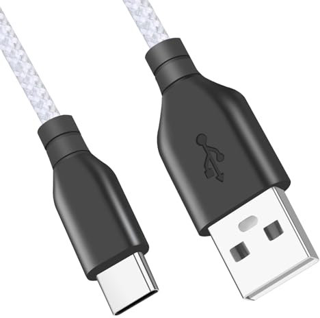 EVISTR USB Type C 30CM Charging Cable - Type C Charger Cable Data Transfer for Computer Recorder Type C Device