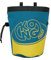 Kong. Lario Bag. Chalk bag. Sacca porta-magnesite per arrampicata e alpinismo. Interno Pile. Chiusura con coulisse e Asola Porta Spazzolino. Colore Petrolio