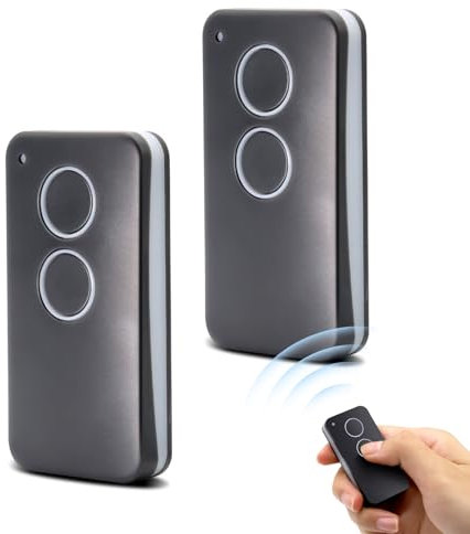 Mando a Distancia Compatible con V2 Phox 2, 2-Kanal Mando a Distancia de Garaje para V2 Phoenix 2,V2 Phoenix 4,V2 TXC,V2 TRC,V2TSC4,V2 Hand(2 Unidades)