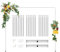 SAN LIKE Ballonbogen Kit, Hochzeitsbogen Metall Ständer Ballon Bogen Stander Ballonbogen Stand Kit Arch Hochzeit Bögen für die Dekoration Hochzeiten