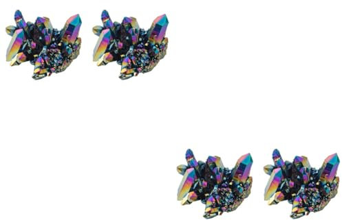 Alipis 4stücke Natürliche Kristallcluster Handgefertigte Wohnkultur Für Dekoration Schmuckherstellung Und Feng Shui Pro Zufällige Formen