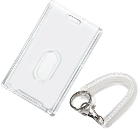 RAMGLYO Kpop Photocard Holder pour enfants et adolescents Retour à l'école Carte de crédit Id bancaire Carte de bus Carte d'étudiant Porte-clés Porte-insigne