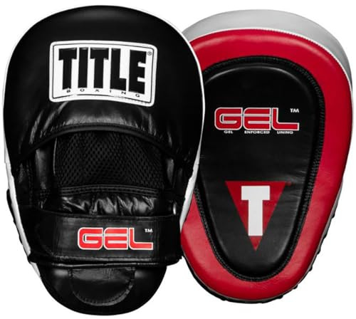 Title Boxing Gel-Blockade-Punch-Handschuhe, Schwarz/Rot