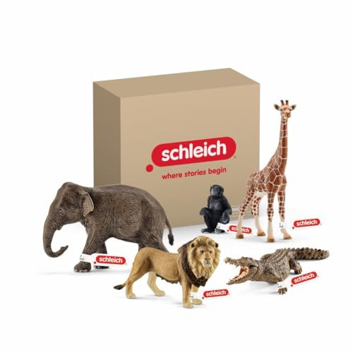 schleich 72286 Set di animali Wild Life, da 3 anni, WILD LIFE - figura, 21 x 21 x 20 cm