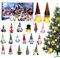 Wichtel Adventskalender 2024, Weihnachtszwerg Adventskalender 2024, Beleuchteter Zwergen Adventskalender 2024, Festliche Countdown Kalender Niedliche Leuchtende Zwerge