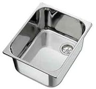 Evier en Inox 355 x 260mm pour camping car et caravane