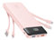 Charmast 20000mAh Power Bank with built-in Cables,Fast Charging 20W PD QC 6 Out 4 In Quick Charge Portable Charger USB C Battery Pack compatiable with iPhone Tablets Smartphones etc. (DustyPink)