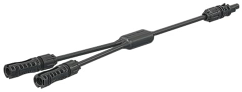 HANTECH Stäubli MC4 Y-Splitter Kabel für den Anschluss von Solarmodulen 2x Stecker zu 1x Buchse -Herstellernummer: 32.0334 Kabelverteiler Balkonkraftwerk mit TÜV-Zertifizierung