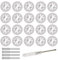 20 Stück Diamant Trennscheiben (22mm) für Dremel Rotationswerkzeug Zubehör,Fliesen Trennscheibe,mit 4 Stück 3mm Schaft Dorn und 1 Schraubendreher,Geeignet für Fliesen,Stein,Glas und Holz