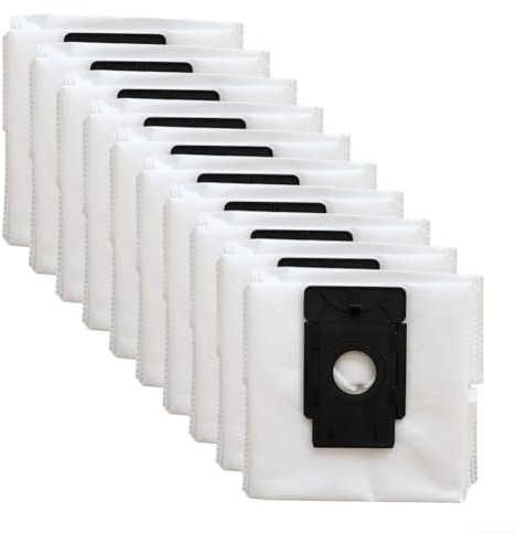 FACULX Lot de 10 sacs à poussière de grande capacité compatibles avec X50 SW pour aspirateur robot Beko VRR80214VB