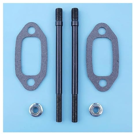 Schalldämpfer Stehbolzen Mutter Bolzen Dichtung Kit for Jonsed 625 630 Kettensäge 5M x 6M 5016865-01 5032223-02 Ersatz Ersatzteile