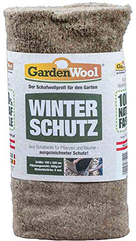 Gardenwool GW-SWFG51020 Winterschutzmatte, Grau, 200 x 100 x 0,5 cm